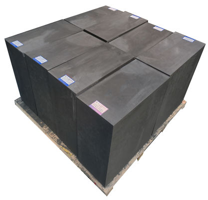 Dunkelgrauer glatter Lithiumbatterie Graphitblock 1,80 G/Cm3 12 μm Korngröße