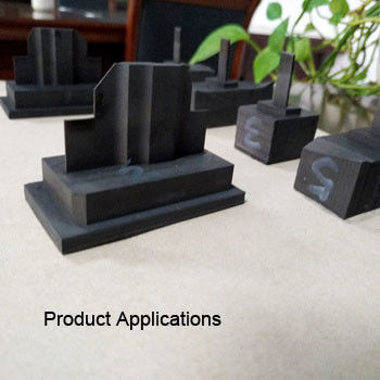 Dunkelgrauer EDM Graphit mit geringen Verlusten Isostatischer Graphitblock 1,78 g/cc Dichte