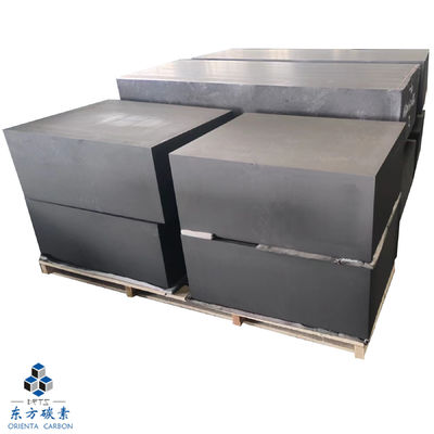 105 MPa Schmelztiegel Graphit Glatter dunkelgrauer Kohlenstoff Graphitblock